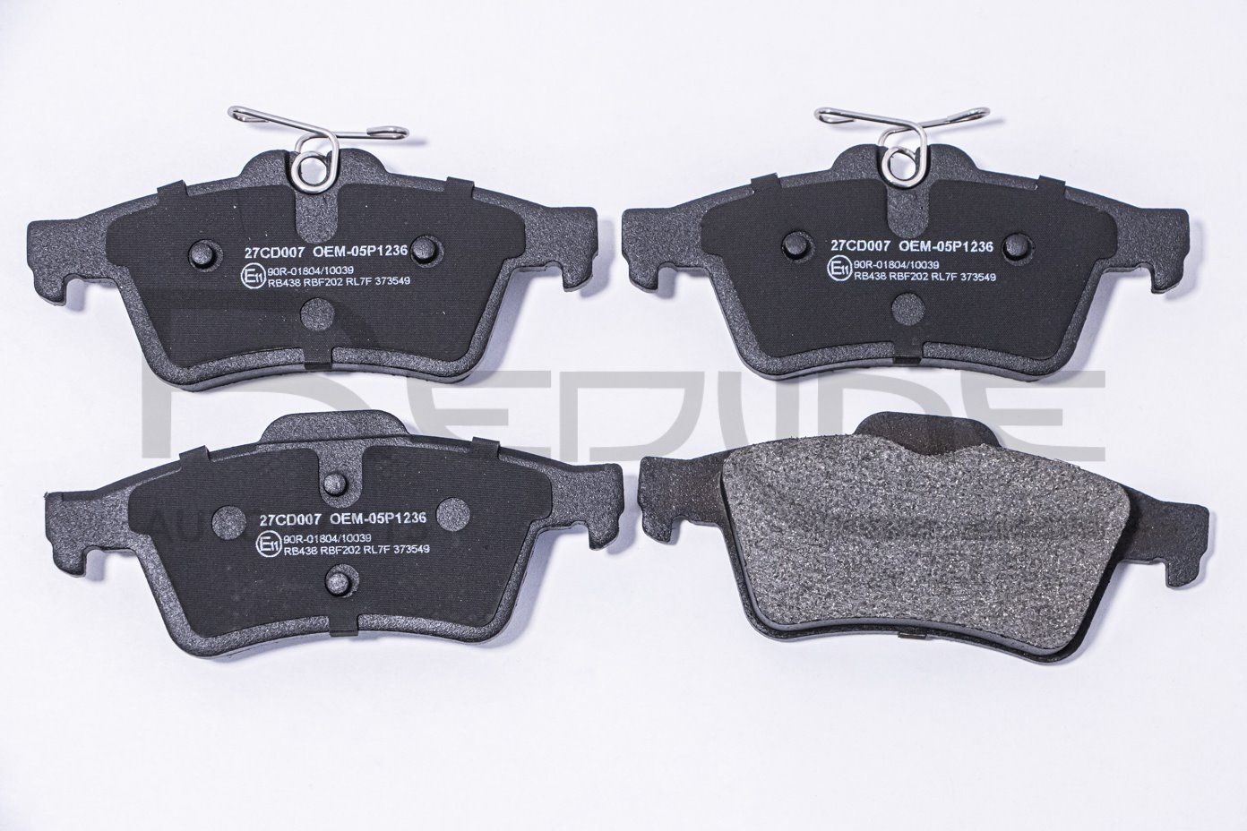 RED-LINE Kit pastiglie freni 27CD007 27CD007 costo Pastiglie dei freni RENAULT MODUS RED-LINE
