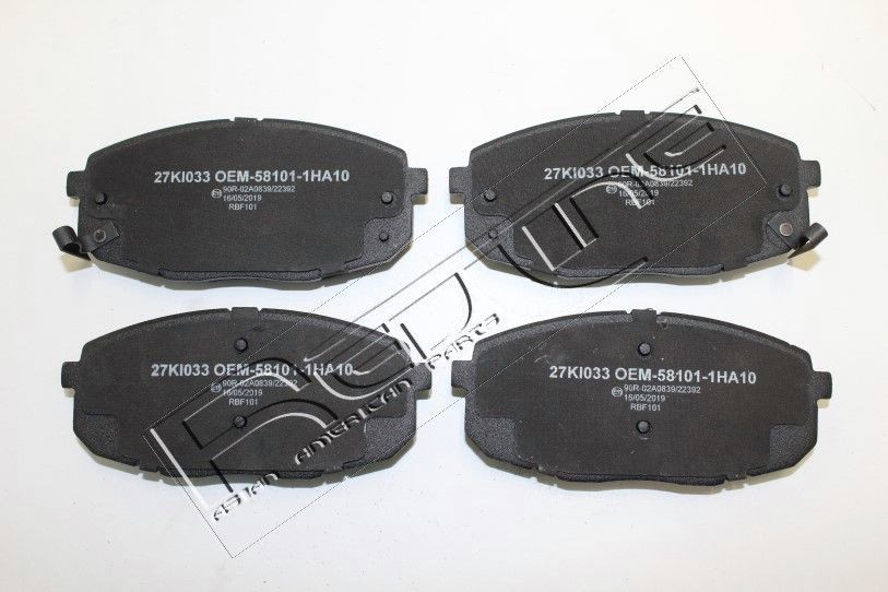 RED-LINE Pastilhas de travão 27KI033 Jogo de pastilhas de travão RED-LINE Hyundai COUPE 27KI033