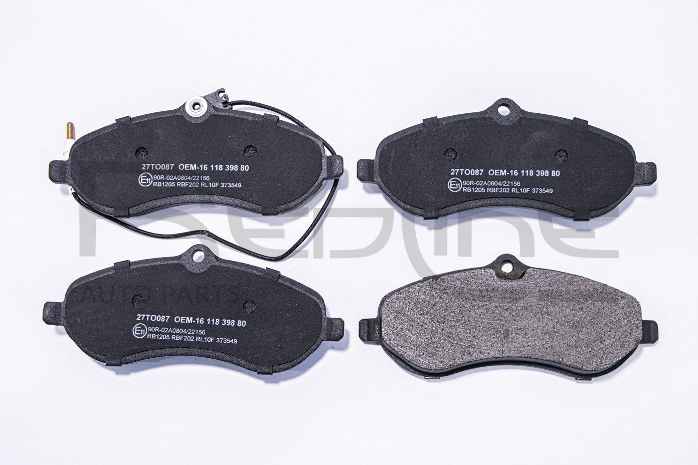 RED-LINE Bremseklosser 27TO087 27TO087 Bremseklosser RED-LINE PEUGEOT 307