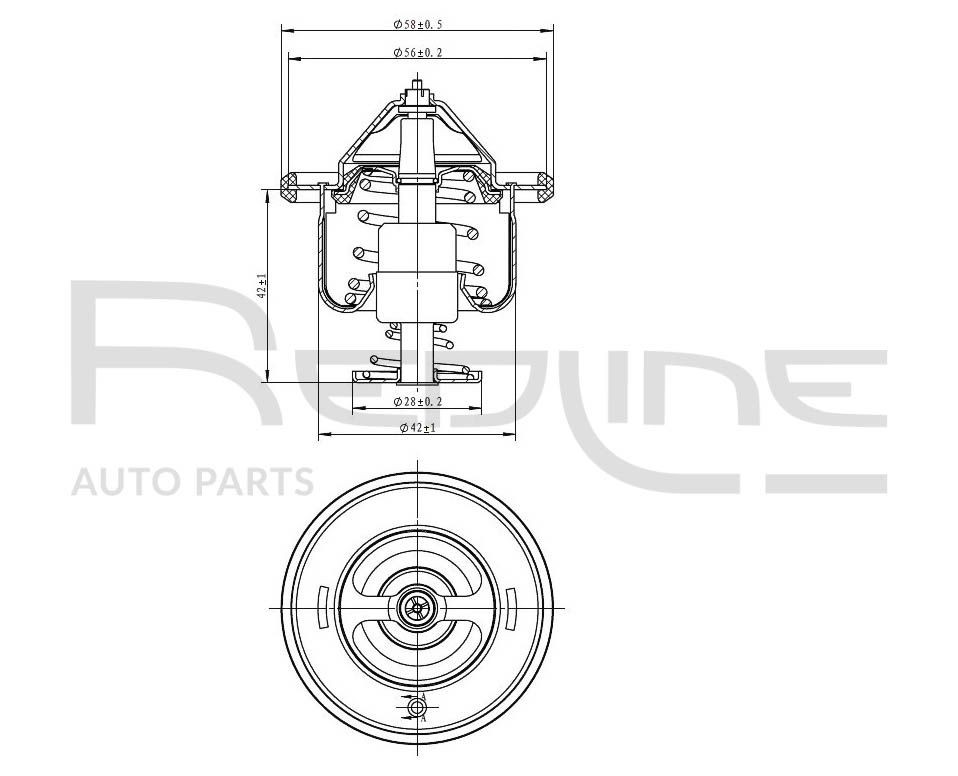 RED-LINE Termostato motore 55MI003 55MI003 costo Termostato refrigerante RENAULT GRAND SCÉNIC RED-LINE
