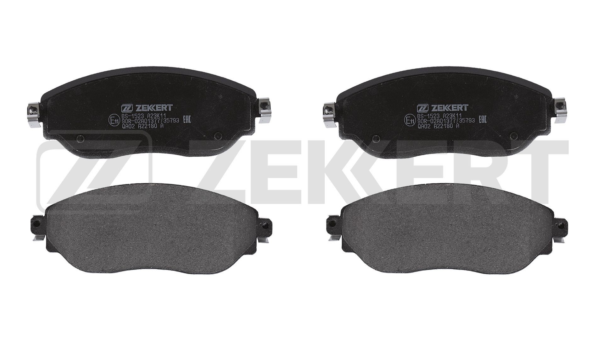 ZEKKERT Brzdové doštičky/platničky BS-1523 BS-1523 Brzdové obloženie RENAULT KOLEOS ZEKKERT