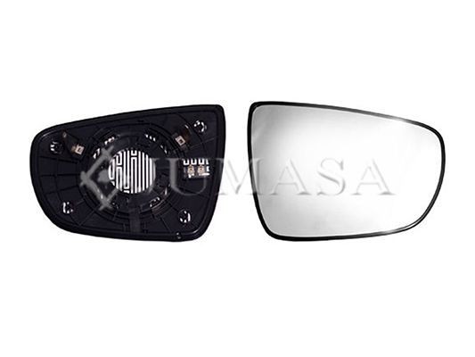 Vidro de espelho, espelho retrovisor exterior JUMASA 55421847 JUMASA 55421847 Espelhos retrovisores exteriores KIA CARENS 2016