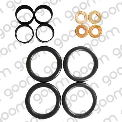 GOOM Pakningssæt, indsprøjtningsdyse NH-0004 Tætningsring dyseholder GOOM Ford FIESTA NH-0004