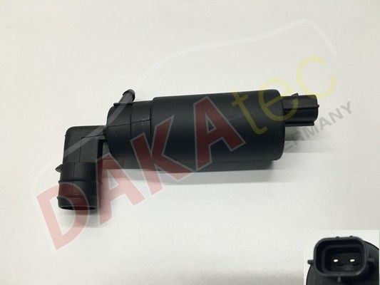 DAKAtec Ūdenssūknis, Stiklu tīrīšanas sistēma 40012W 40012W Stiklu tīrīšanas sistēmas šķidruma sūknis HONDA JAZZ DAKAtec