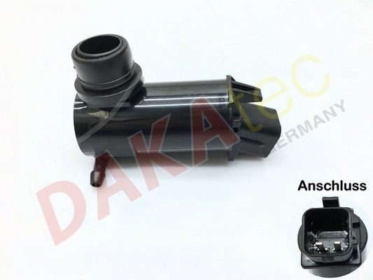 DAKAtec Reinigingsvloeistofpomp, ruitenreiniging 40047W 40047W Ruitensproeierpomp HYUNDAI i20 DAKAtec