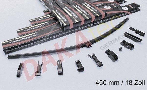 DAKAtec Ruitenwisser 8045018 8045018 Ruitenwisser DAIHATSU CHARADE DAKAtec