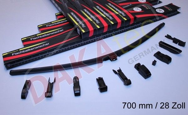 DAKAtec Vindusvisker 8070028 8070028 Vindusviskerblad FORD CAPRI DAKAtec