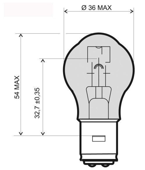RMS Gloeilamp, verstraler 24 651 0345 Gloeilamp mistlampen RMS MUSTANG 24 651 0345 goedkoop