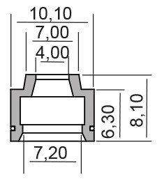 RMS Jogo de juntas, haste da válvula 10 066 9250 Retentor da haste de válvula RMS TOYOTA 10 066 9250
