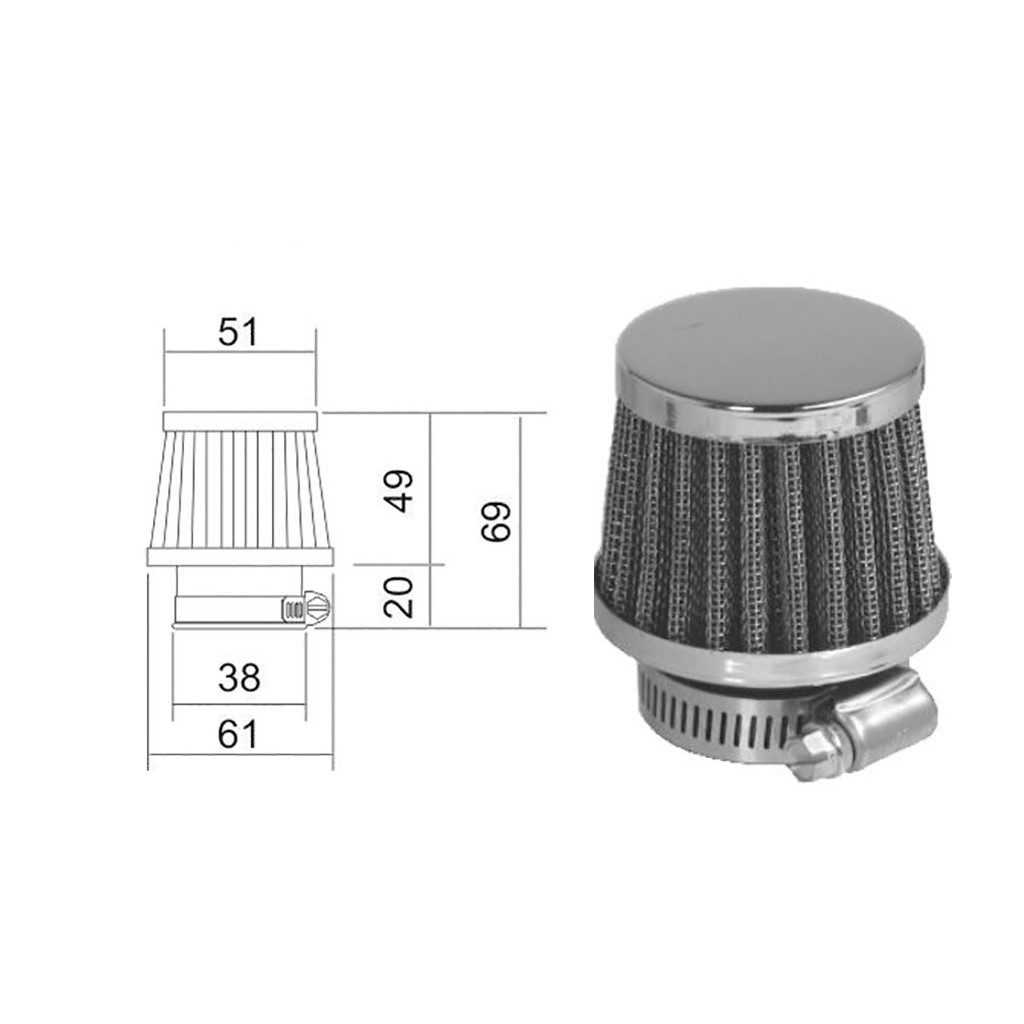 RMS Sportluftfilter 10 060 1020 RMS 100601020 Mercedes X156 Sportsfilter pris