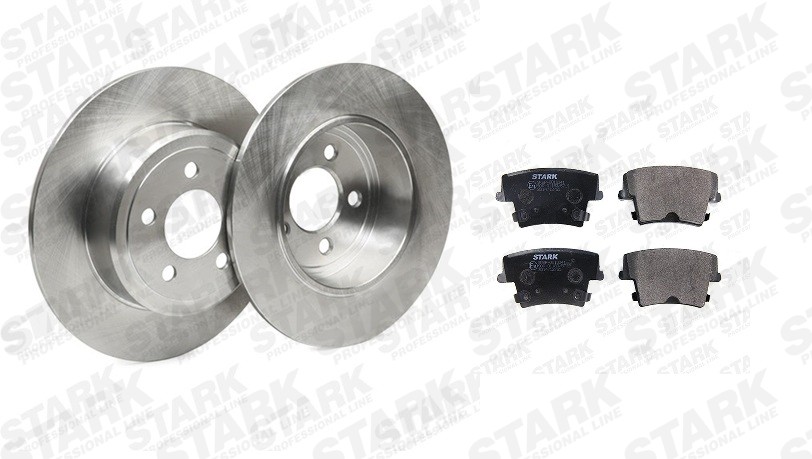 STARK Σετ φρένων, δισκόφρενα SKBK-1090384 Σετ δισκόπλακες τακάκια STARK GRAND CARAVAN SKBK-1090384 φθηνά