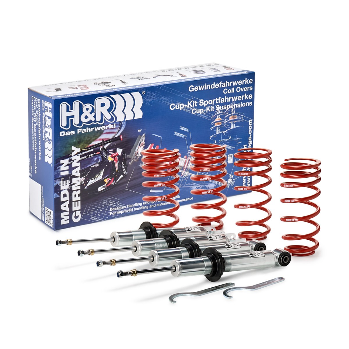 H&R Jeu de suspensions, ressorts / amortisseurs 29966-1 H&R 29966-1 d'origine Jeu de suspensions ressorts amortisseurs Toyota Auris Break coût