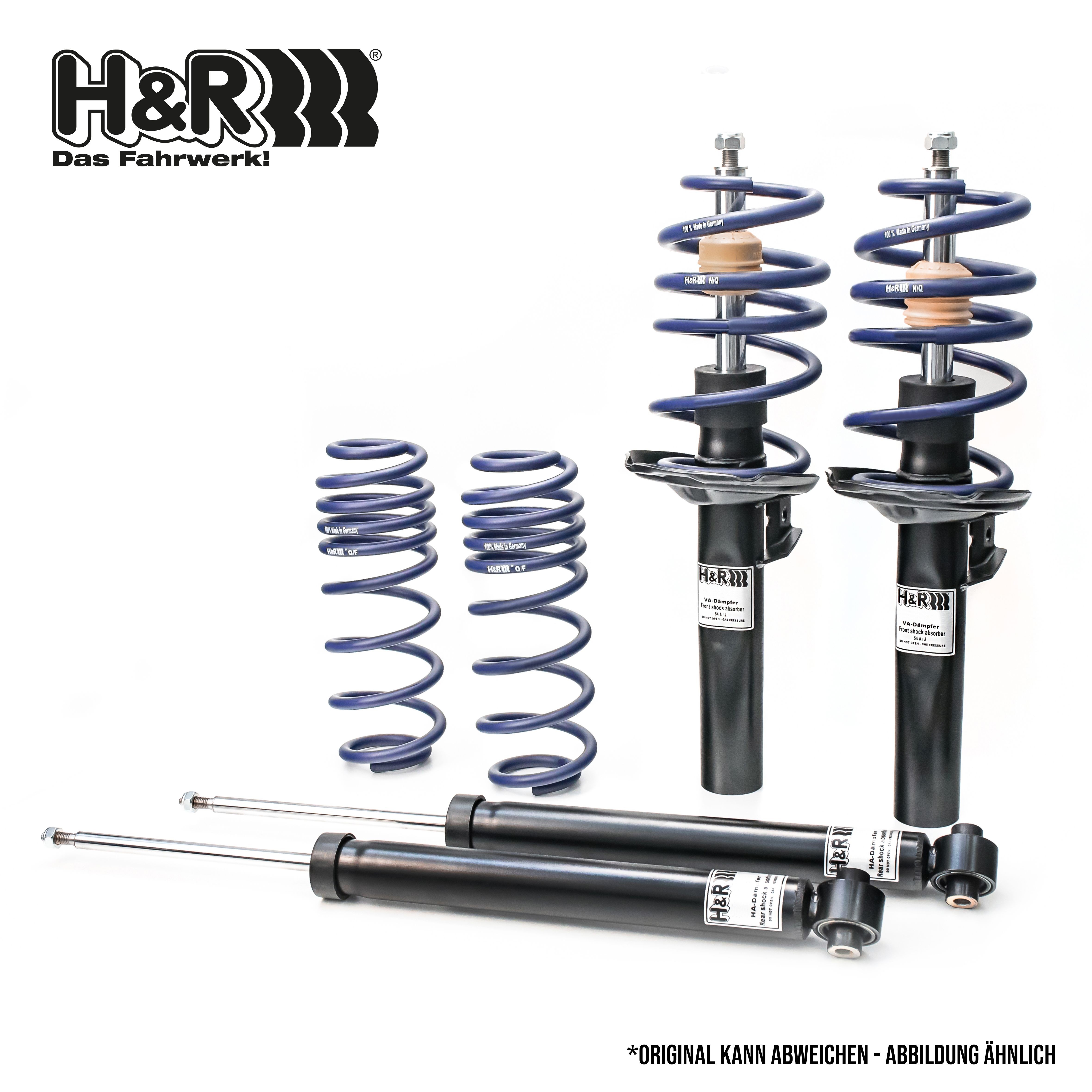 Suspension kit, coil springs / shock absorbers H&R 31037-3 H&R 31037-3 Mercedes S-Class 2005 Suspension kits price
