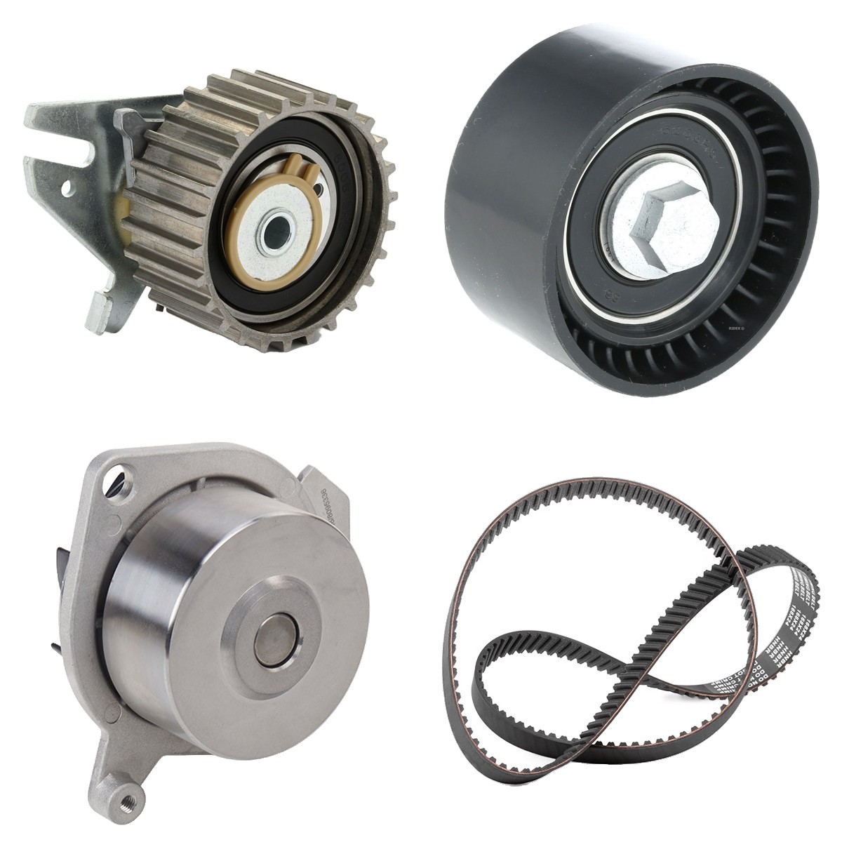 RIDEX Kamremssats med vattenpump 3096W0282 3096W0282 RIDEX kamremskit ALFA ROMEO 1750-2000