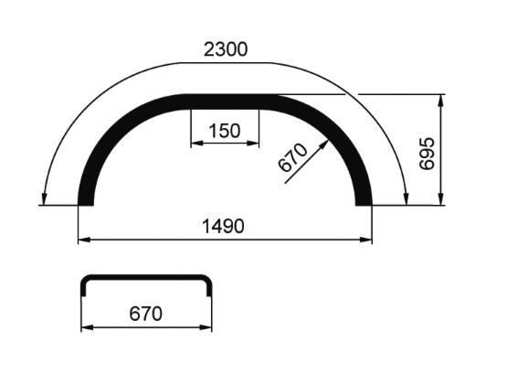 ALU-SV Parafango 5025021567 5025021567 costo Parafango ALU-SV MERCEDES-BENZ Classe B