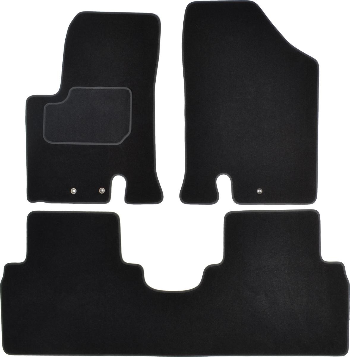 CUSTOPOL Bilmattor KIA225C KIA225C CUSTOPOL gummimattor HYUNDAI GRANDEUR