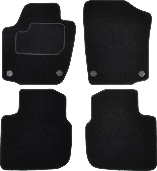 CUSTOPOL Põrandamattide komplekt SKO90C CUSTOPOL SKO90C Margipõhised automatid Volkswagen SANTANA originaal