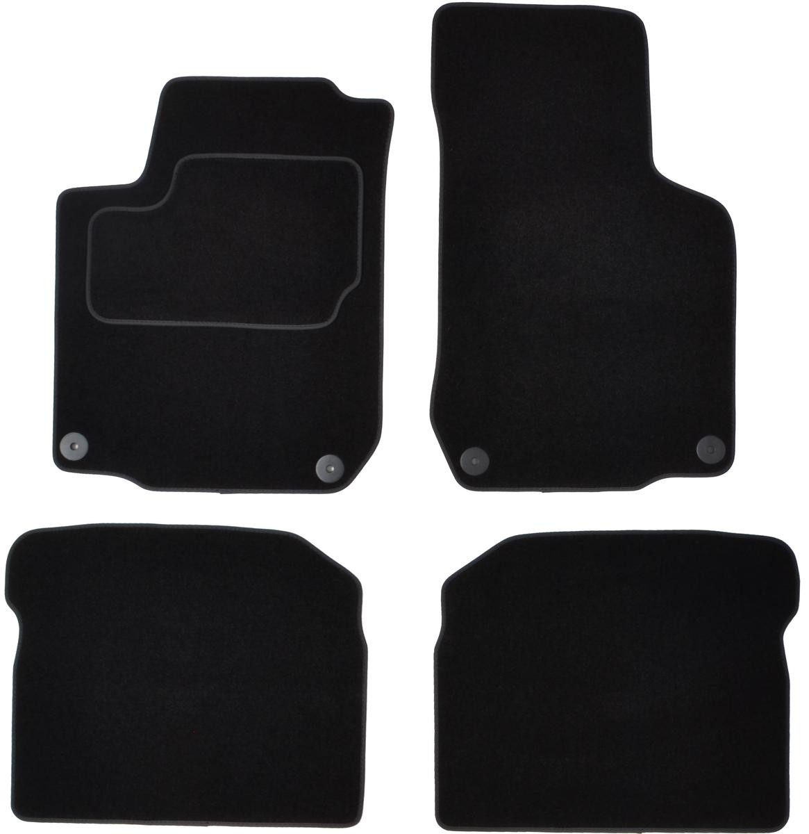 CUSTOPOL Ensemble de tapis de sol VW180S VW180S Tapis sur mesure CUSTOPOL VOLKSWAGEN LUPO