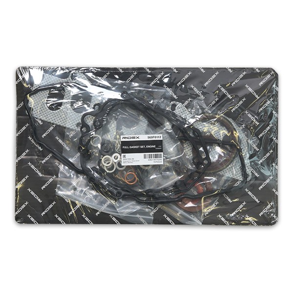 RIDEX Komplet pakningssæt, motor 560F0112 Krumtaphuspakning RIDEX PRIMERA 560F0112 billig