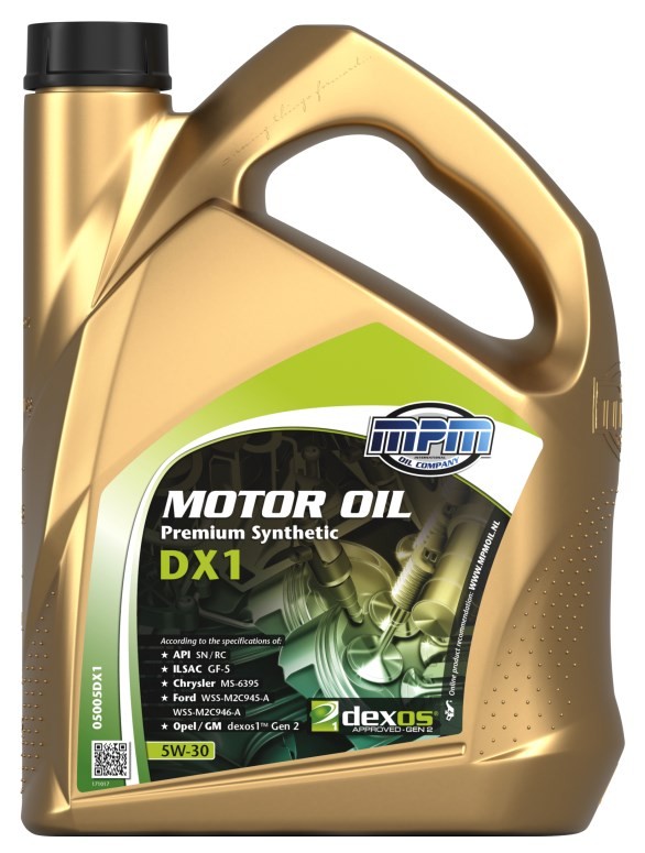MPM Motorolie 05005DX1 05005DX1 PREMIUM SYNTHETIC, DX1 Olie til biler KIA SOUL MPM