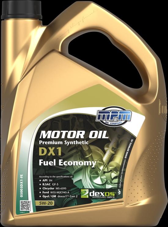 MPM Huile moteur 05005DX1-FE Alfa Romeo GIULIA Huile pour moteur MPM Premium Synthetic, DX1 Fuel Economy 05005DX1-FE