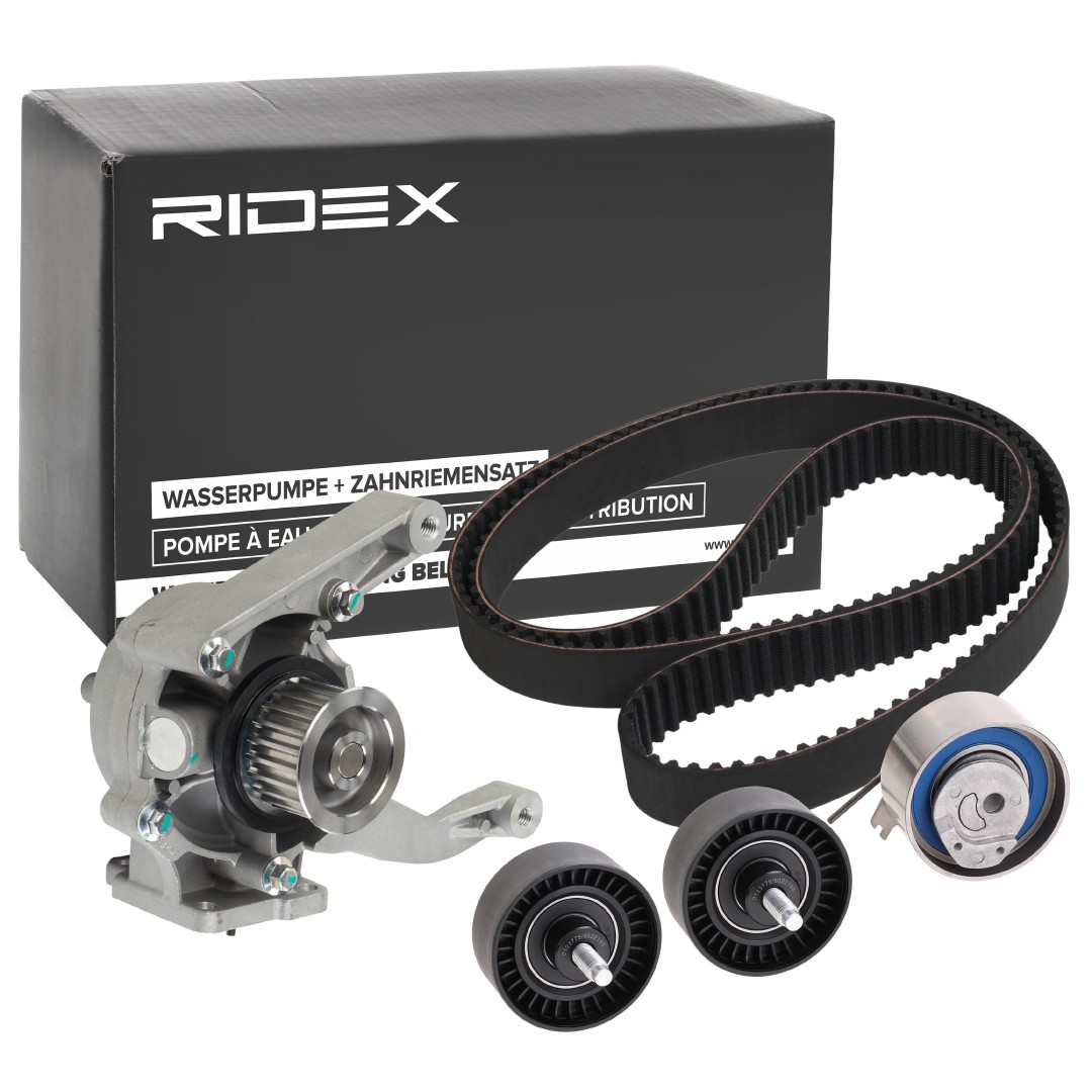 RIDEX Tandremssæt med vandpumpe 3096W0314 3096W0314 RIDEX Tandremssæt Jeep billig