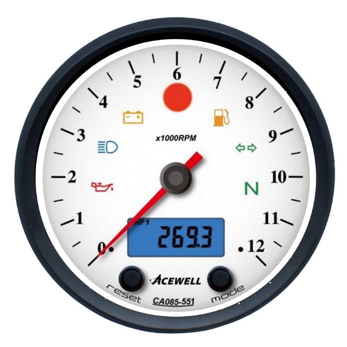 Acewell ACE-CA085551ASW Compte-tours Acewell ACE-CA085551ASW Compte-tours