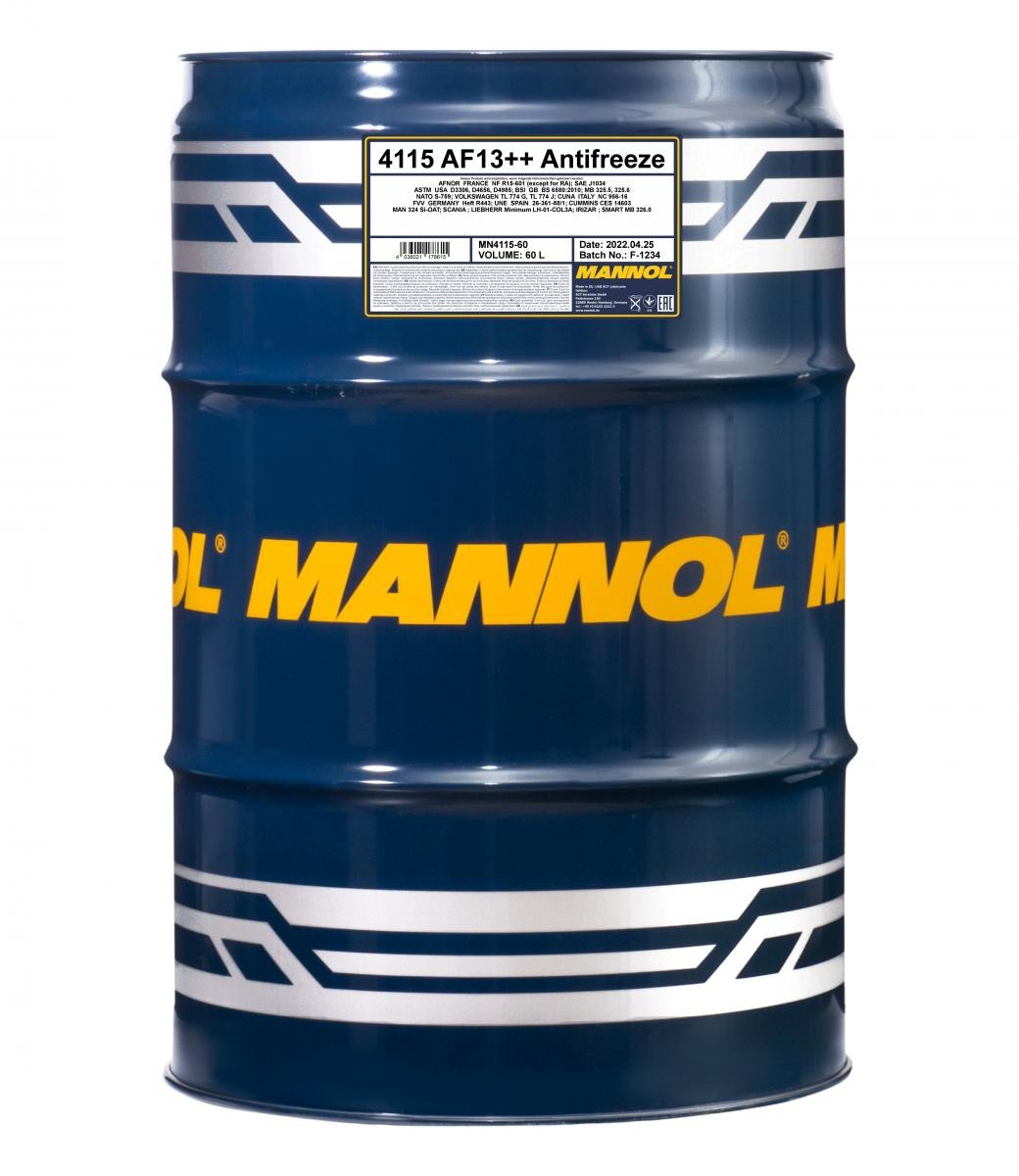 MANNOL Glykol MN4115-60 Frostskyddsmedel Volkswagen SGA, SGH MN4115-60 MANNOL