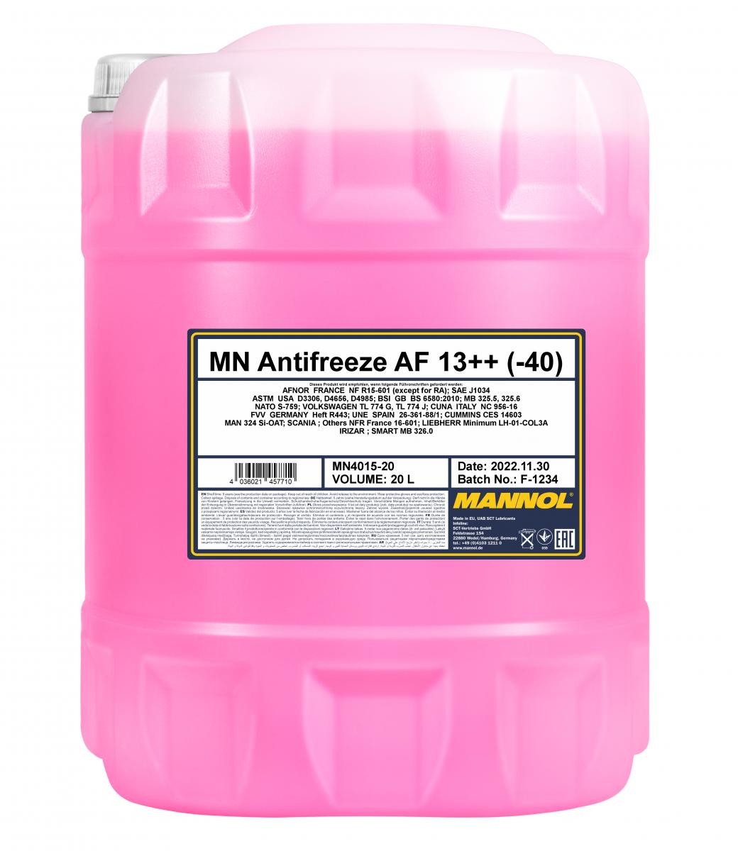 MANNOL Glykol MN4015-20 Glykol Volkswagen SGA, SGH MN4015-20 MANNOL