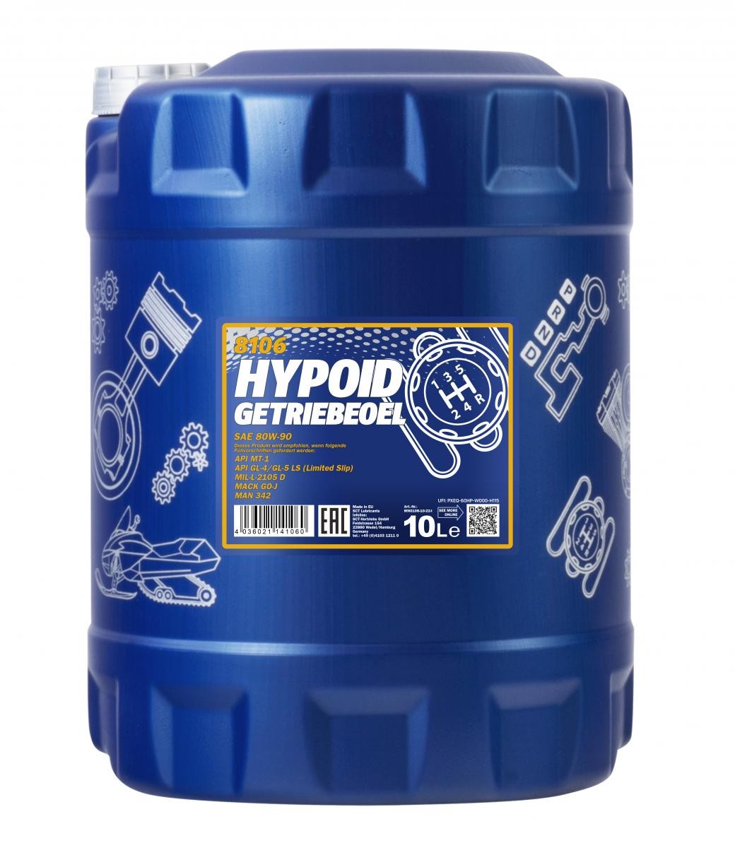 MANNOL Gearolie MN8106-10 Gearkasseolie MANNOL Volvo 850 Hypoid GL-5 MN8106-10