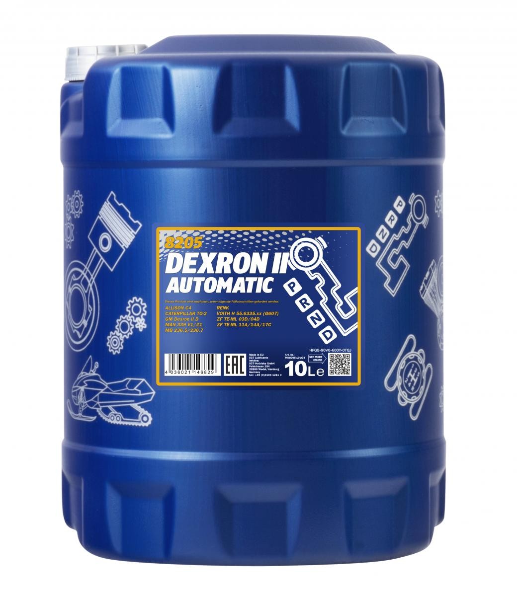 MANNOL Automatic transmission fluid MN8205-10 MERCEDES-BENZ CLS MANNOL gearbox oil and transmission fluid MN820510