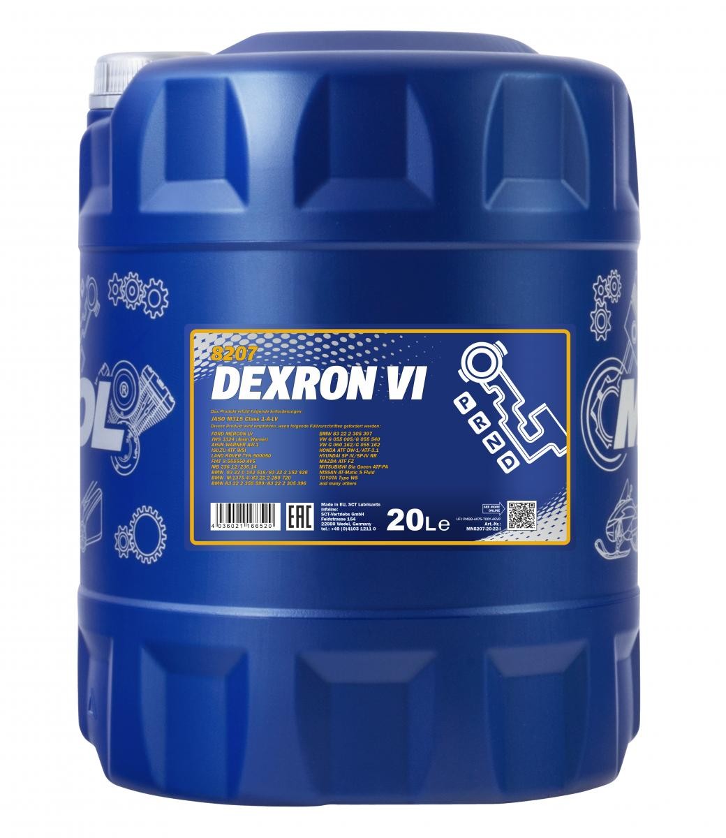 MANNOL Automatic transmission fluid MN8207-20 MANNOL MN8207-20 57 W240 gearbox oil and transmission fluid price
