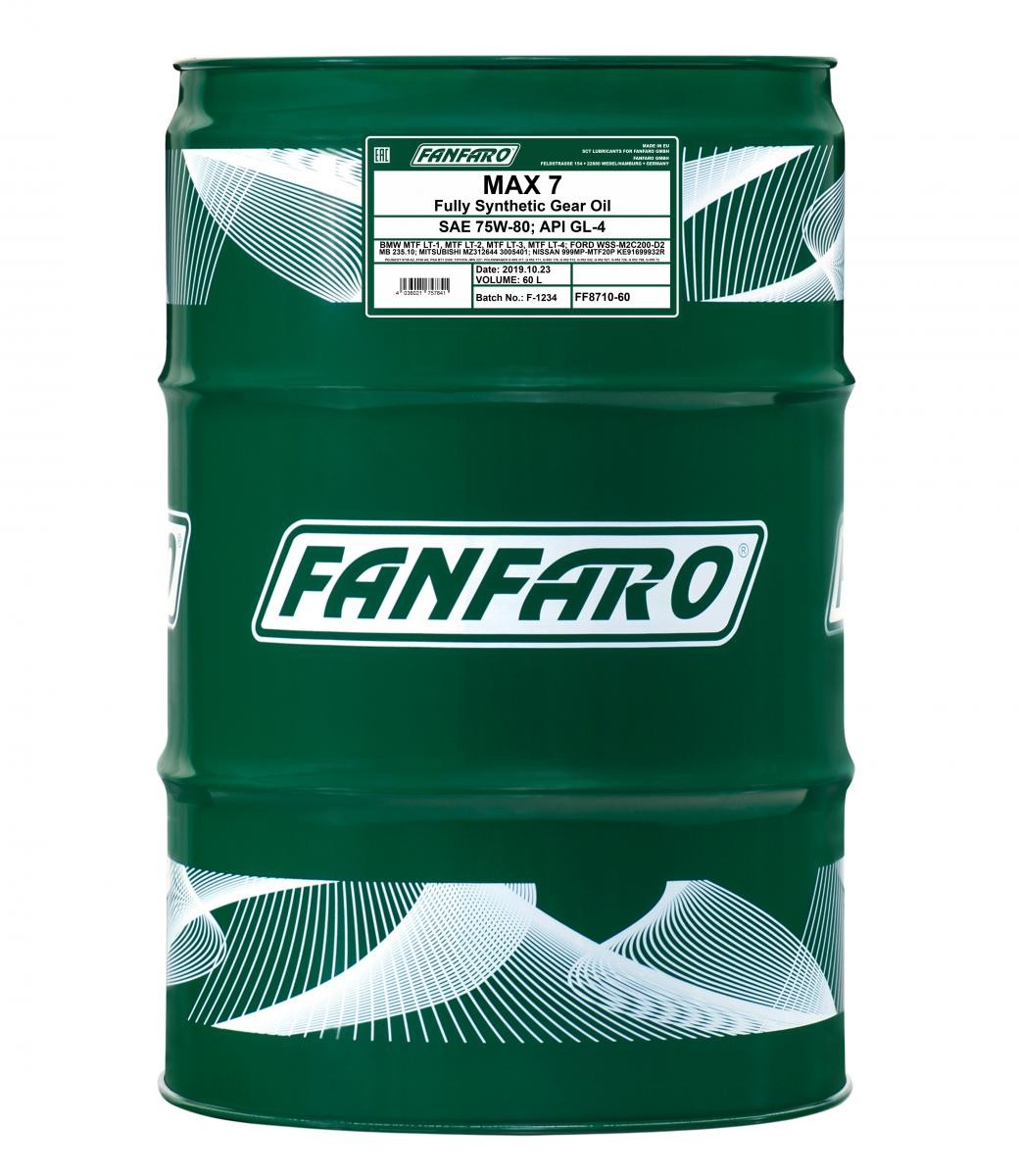 FANFARO Olio cambio FF8710-60 FF8710-60 Olio differenziale FANFARO prezzo