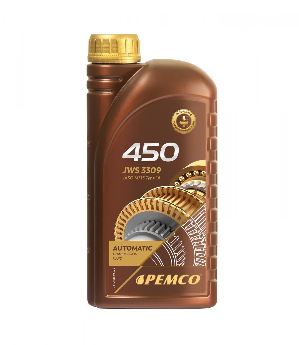 PEMCO Gearkasseolie automatik PM0450-1 PM0450-1 iMATIC 450 ATF JWS Automatgearkasse olie KIA SOUL PEMCO