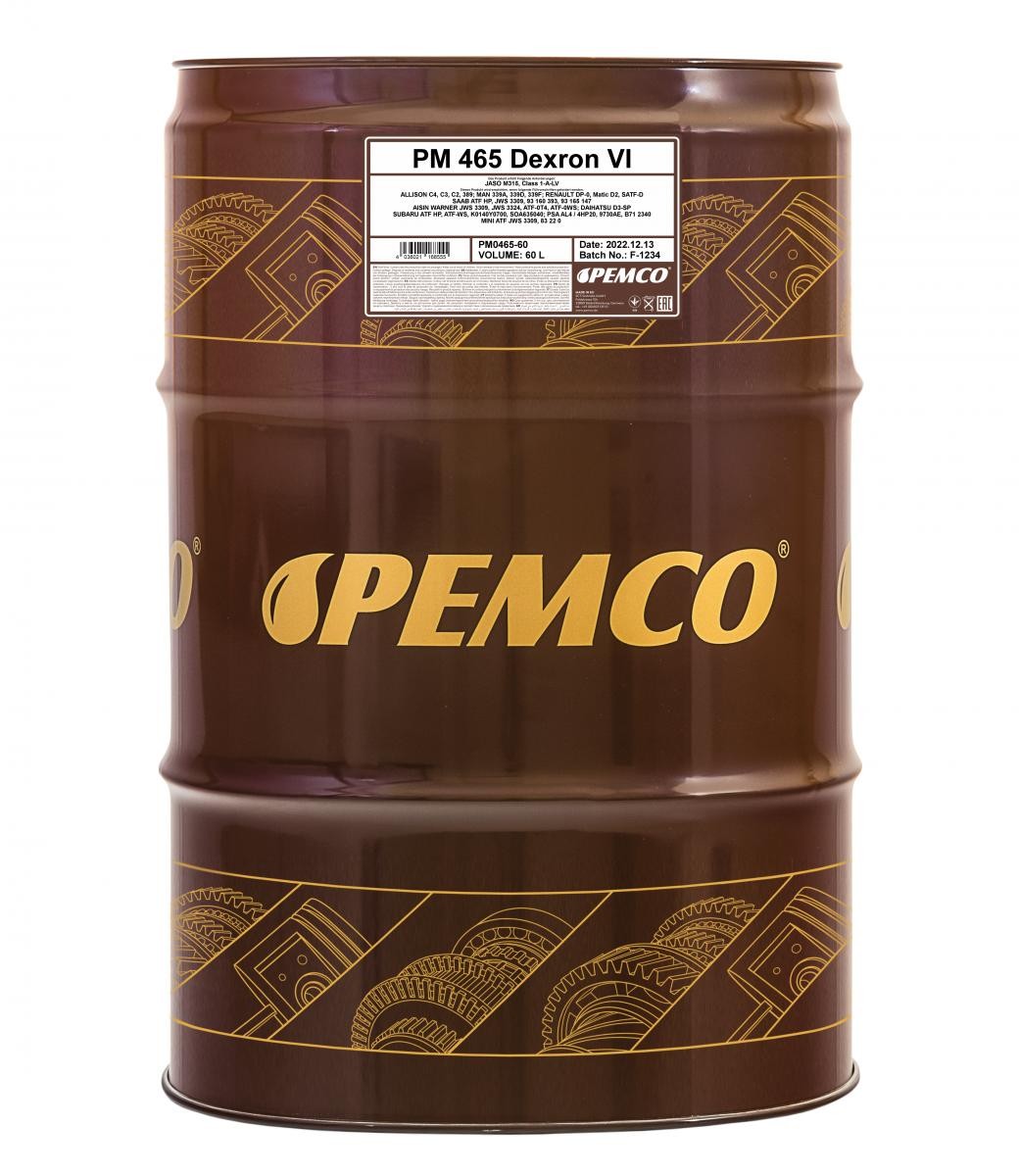 PEMCO Olio cambio automatico (ATF) PM0465-60 PM0465-60 465, ATF D VI costo Olio per cambio manuale PEMCO HYUNDAI SANTA FE