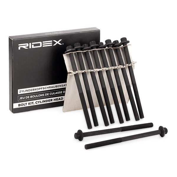 RIDEX Topplokksbolter 1217B0012 Strekkbolter RIDEX Mercedes-Benz M-Klasse 1217B0012