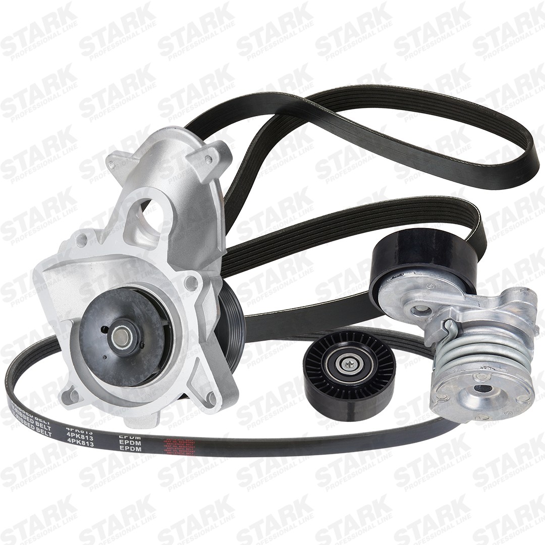 STARK Pompe à eau+Jeu de courroie trapézoïdale à nervures SKPRB-51660041 SKPRB-51660041 Kit de courroie d'accessoire STARK BMW X4
