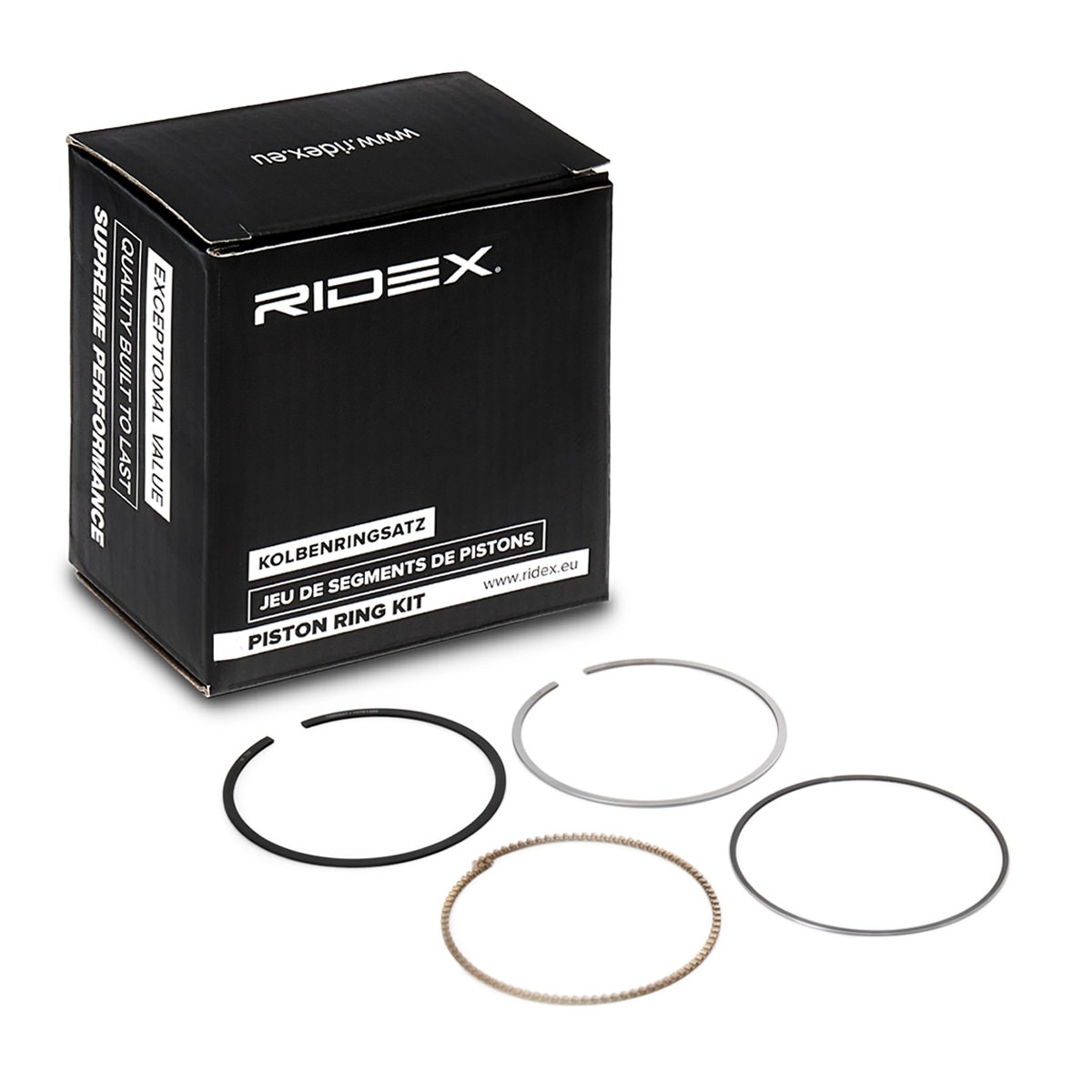 RIDEX Kolvringsats 444P0023 444P0023 RIDEX kolvringar FORD TRANSIT