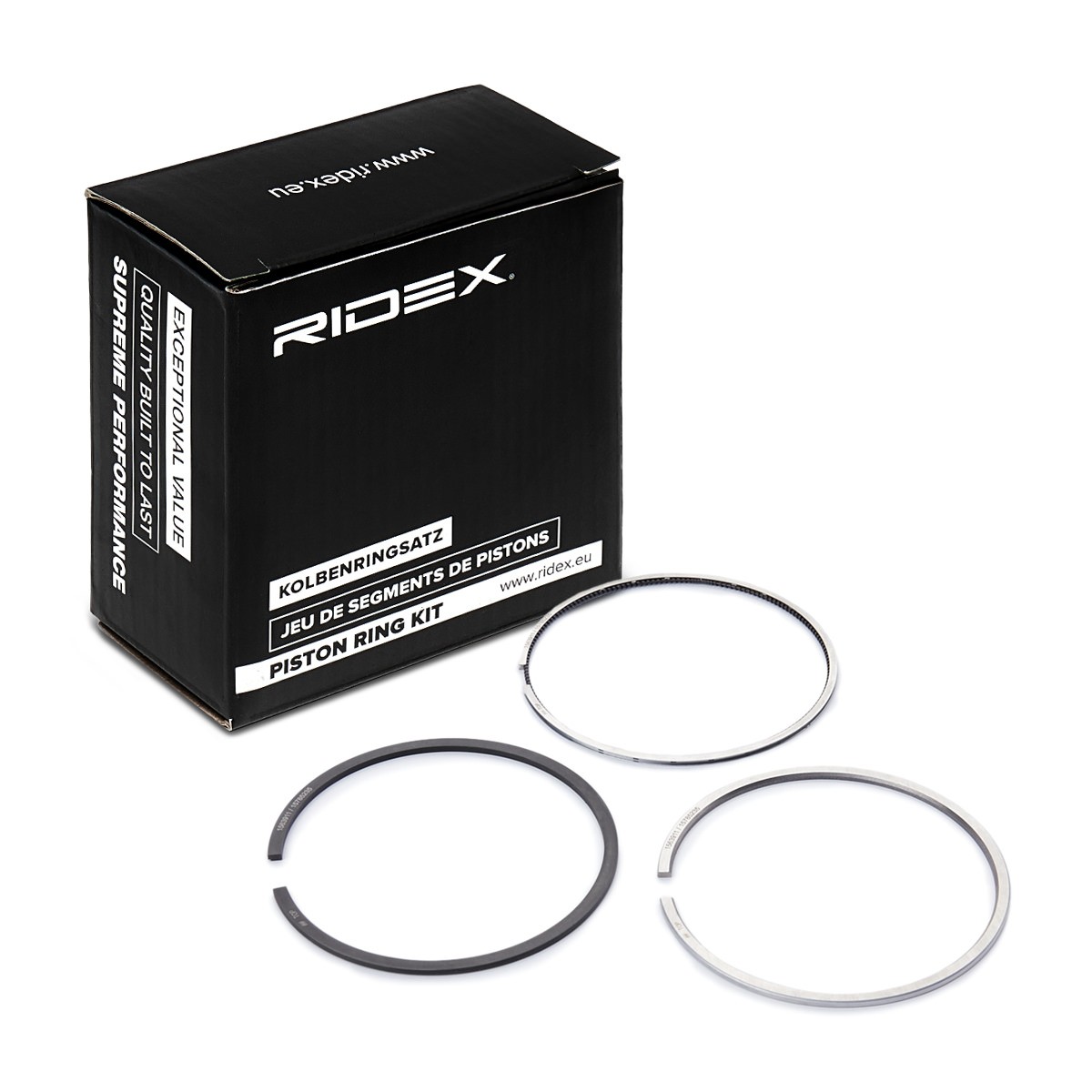 RIDEX Stempelringsett 444P0040 Stempelringer RIDEX Jaguar XJ 444P0040