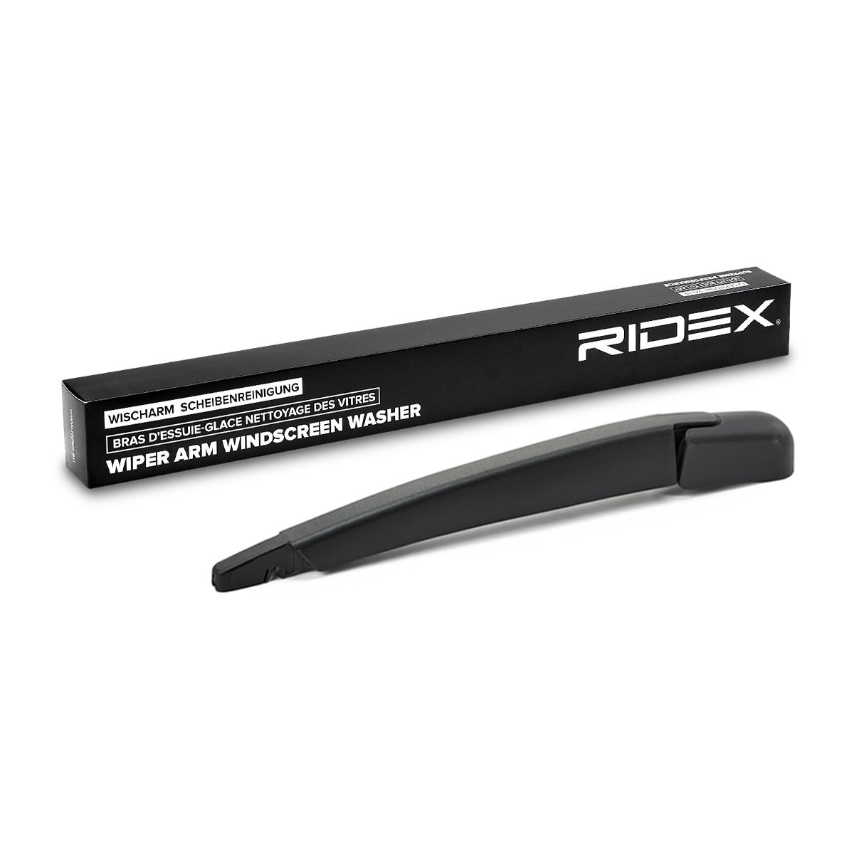 RIDEX Tuulilasinpyyhkimen varsi, lasinpesu 301W0142 Tuulilasinpyyhkimen varsi, lasinpesu RIDEX Takana, kannella