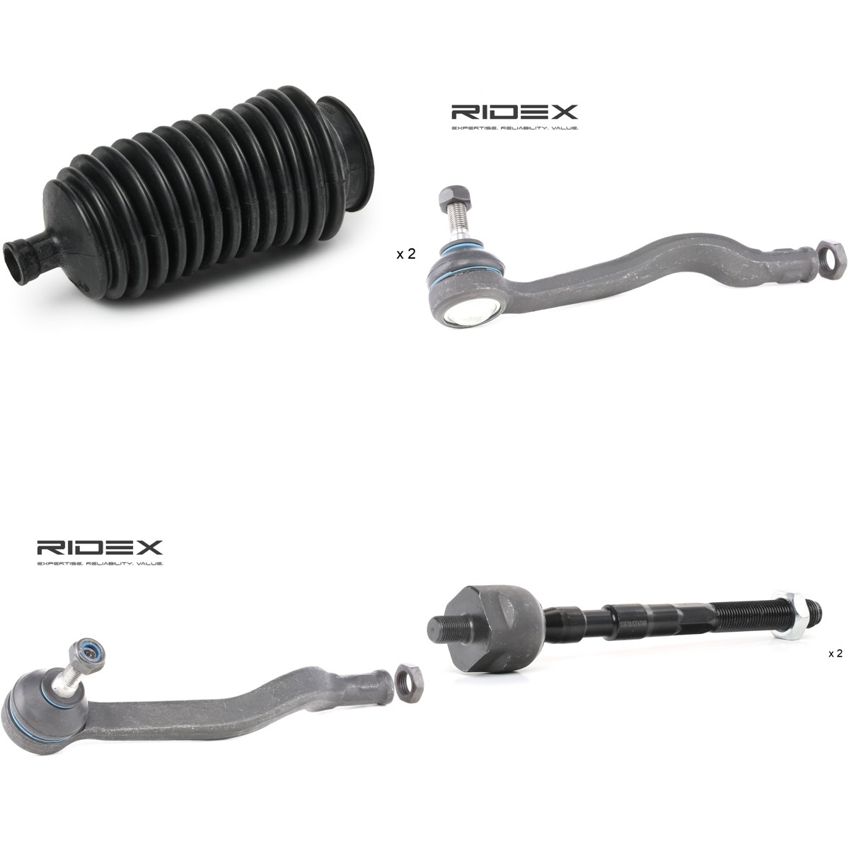 RIDEX Opravná sada priečneho tiahla riadenia 770T0100 770T0100 Guľový čap riadenia RIDEX LADA 1200-1500