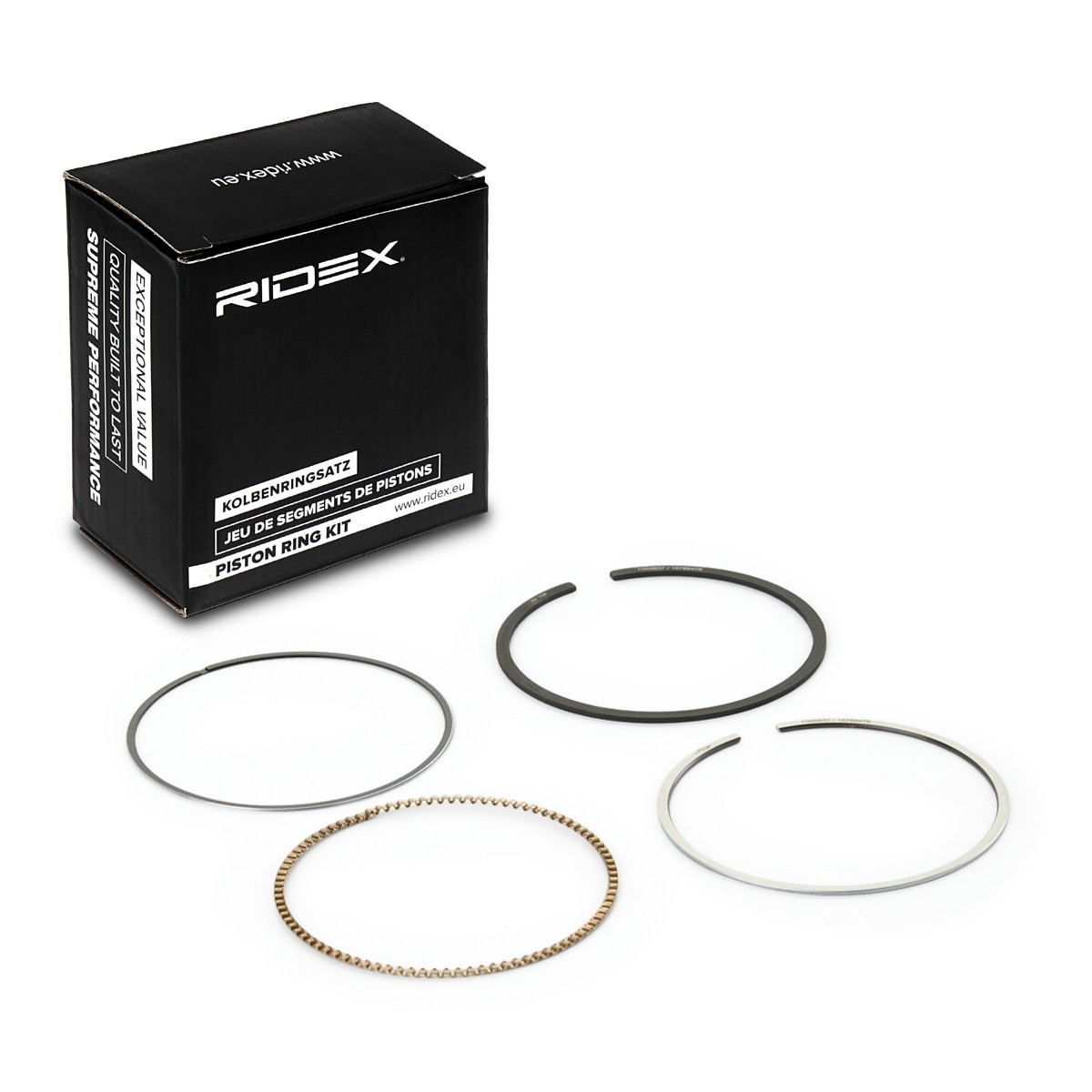 RIDEX Piston Ring Kit 444P0060 SEAT ARONA RIDEX piston rings 444P0060