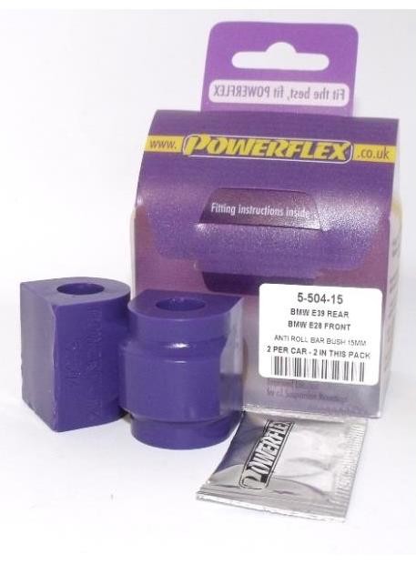 Lejebøsning, stabilisator Powerflex PFR5-504-15 Powerflex Road Series PFR5-504-15 Stabilisatorbøsning BMW Z3 2003