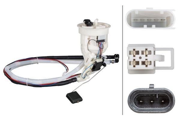 HELLA Bensapumppu 8TF 358 146-431 HELLA 8TF 358 146-431 Mercedes CLS c219 polttoainepumppu hinta