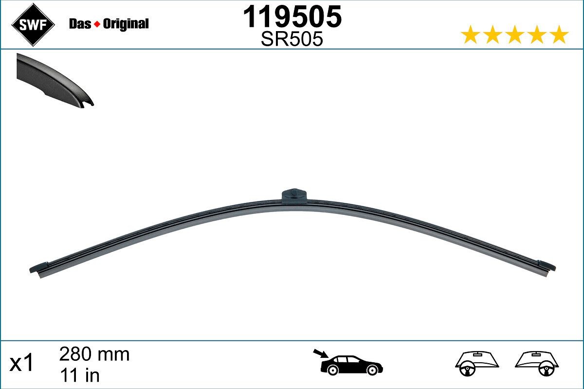 SWF Zadný stierač 119505 SWF 119505 Stierače Mercedes X253 cena