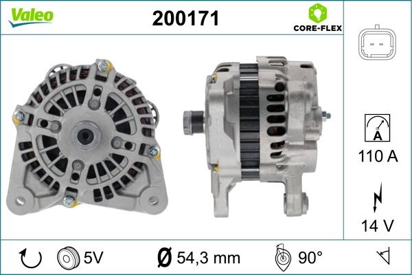 VALEO Starter solenoid 200171 VALEO 200171 Renault Symbol Thalia starter solenoid replacement