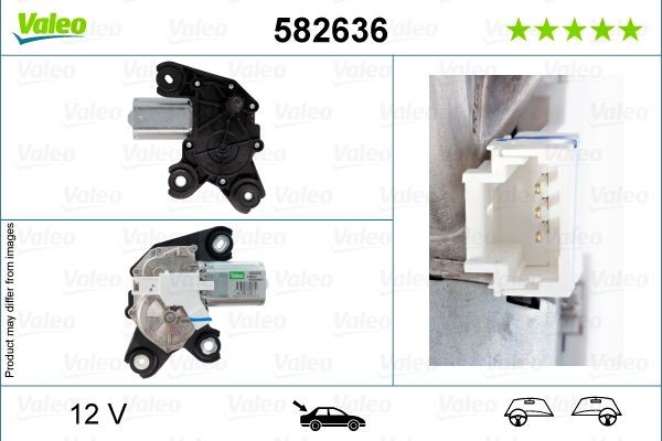 VALEO Vindusviskermotor 582636 Vindusviskermotor VALEO Peugeot 2008 582636