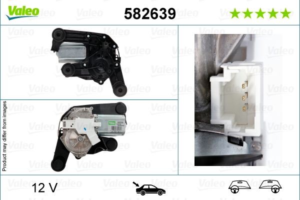 Moteur d'essuie-glace VALEO 582639 VALEO 582639 Moteur balai d'essuie-glace CITROËN C3 2013