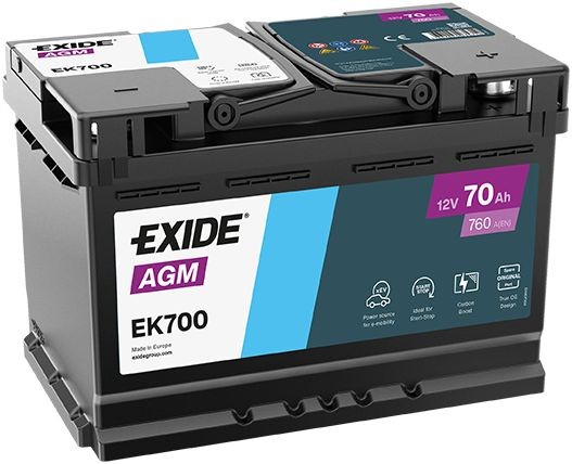 EXIDE Käynnistysakku EQ600 FERRARI PORTOFINO auton akku AGM, EFB, GEL EXIDE EQ600