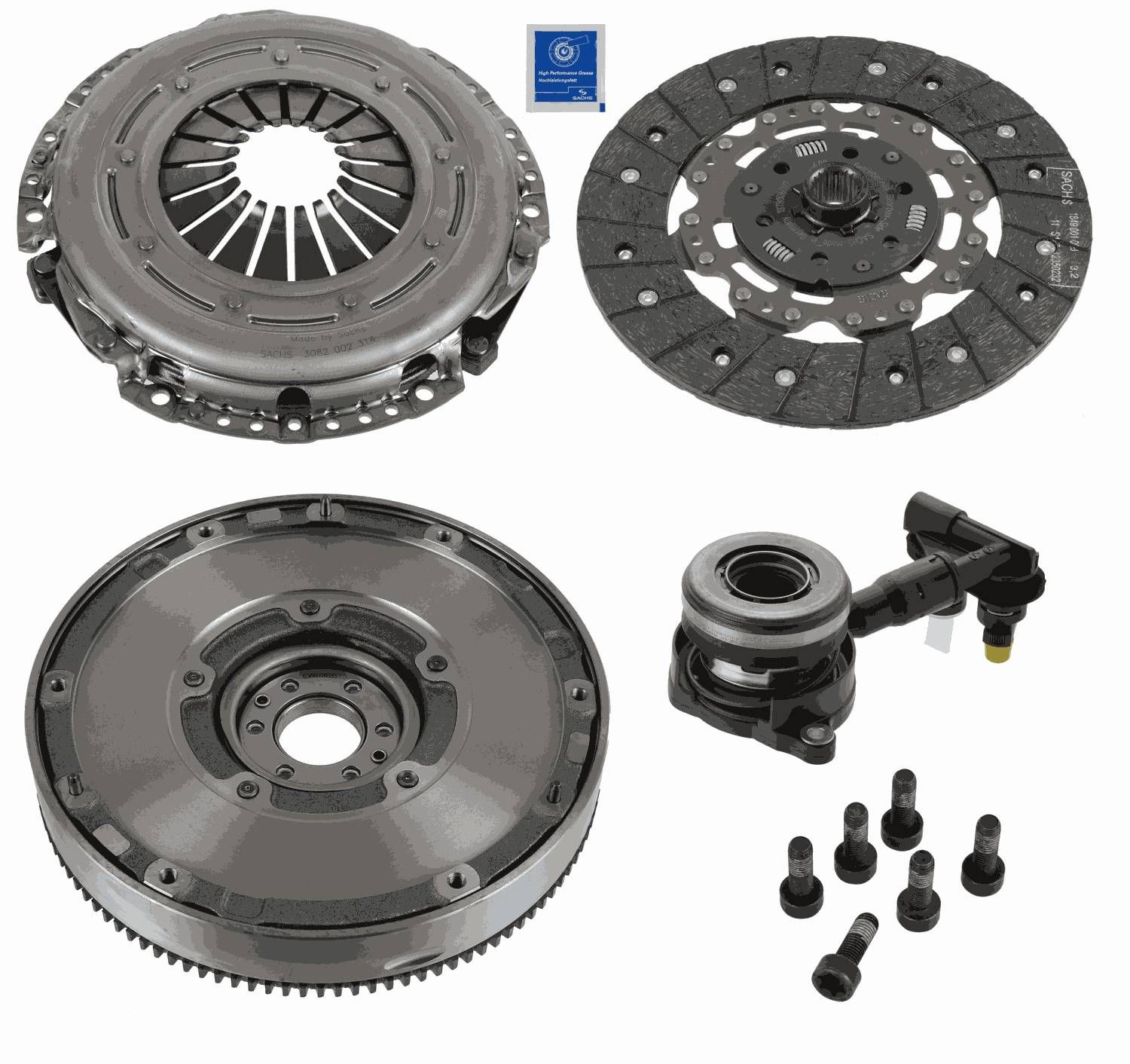 SACHS Clutchsett 2290 601 117 SACHS 2290 601 117 Clutchsett FORD Escort Mk1 Sedan (AFH, ATH) 1100 48 hk 1975